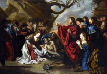 212/vos, simon de - the raising of lazarus